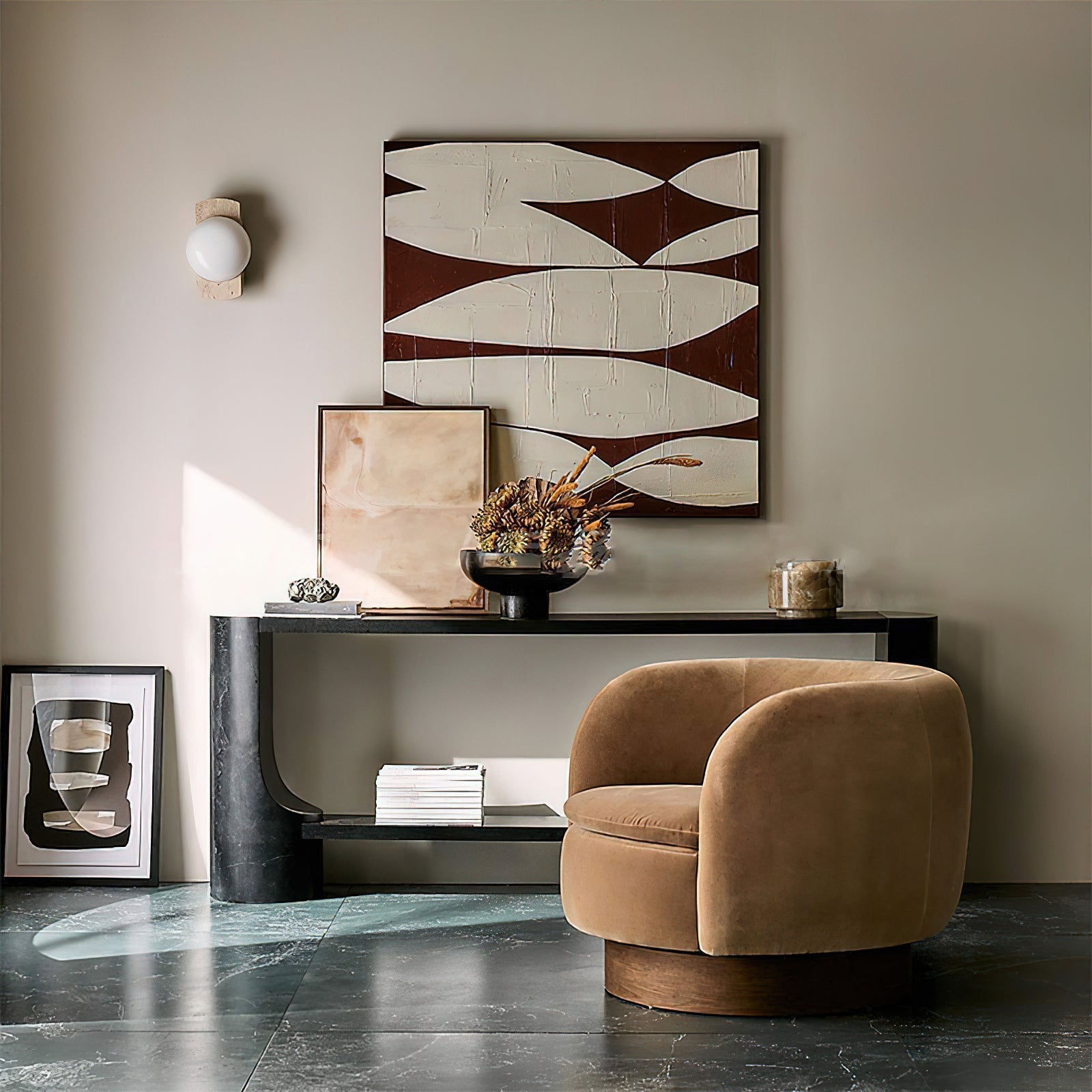 Aisle wandlamp Marmer of travertin - afbeelding 7 | Noma Lighting