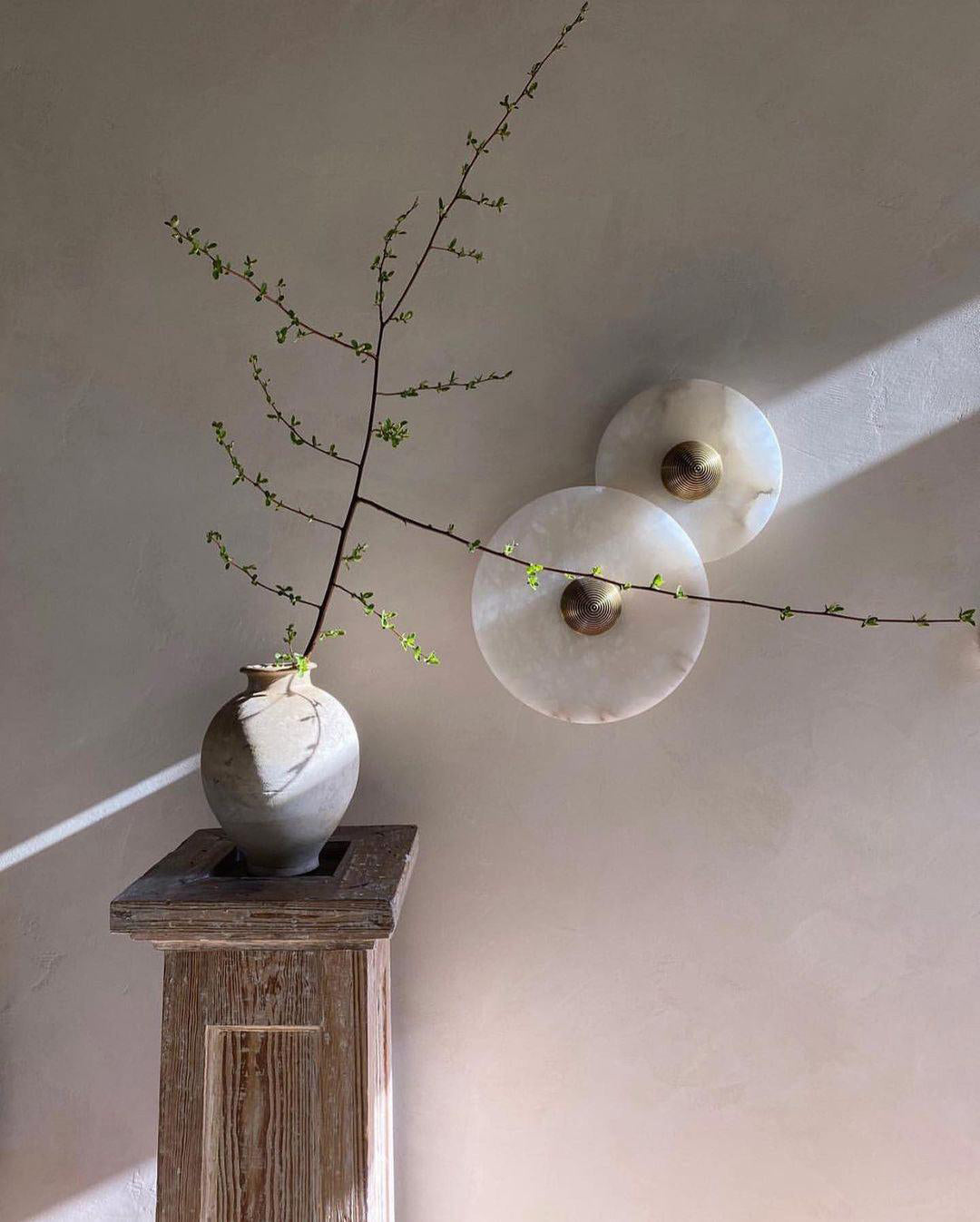Apollo ronde albasten wandlamp - afbeelding 15 | Noma Lighting