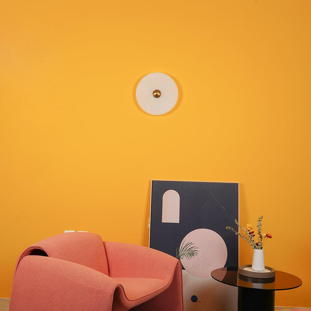 Apollo ronde albasten wandlamp - afbeelding 16 | Noma Lighting