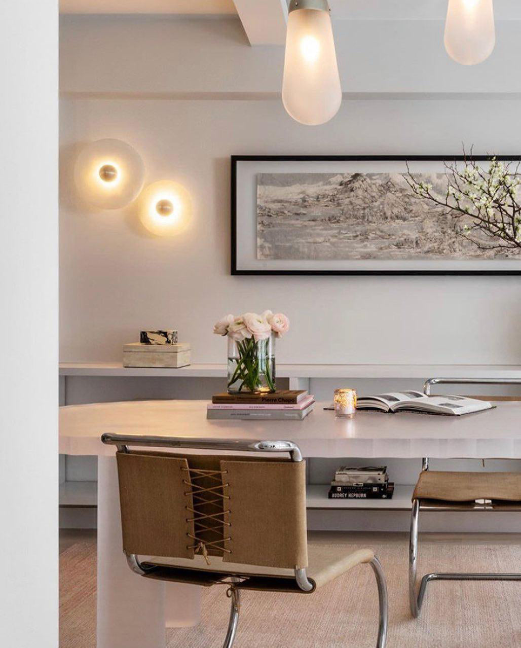 Apollo ronde albasten wandlamp - afbeelding 19 | Noma Lighting