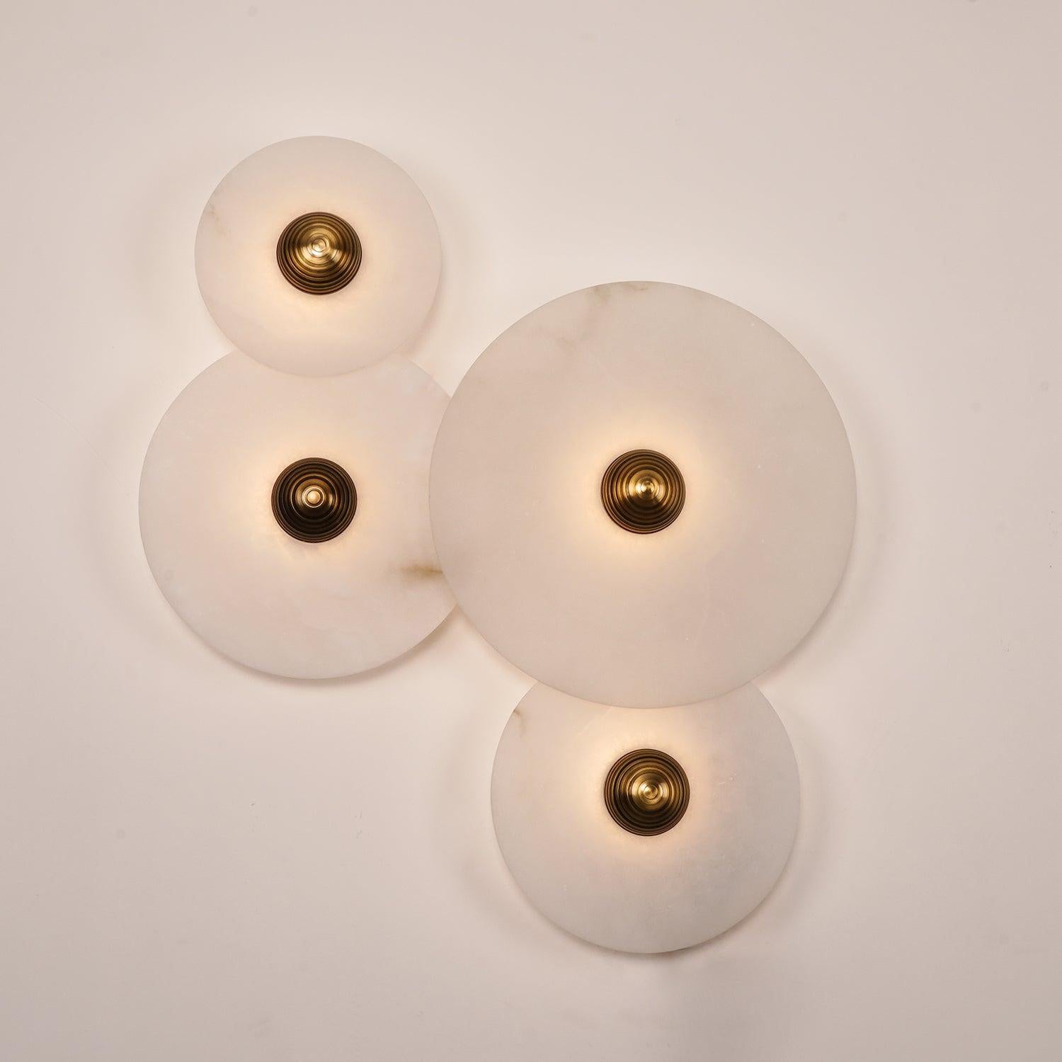 Apollo ronde albasten wandlamp - afbeelding 26 | Noma Lighting