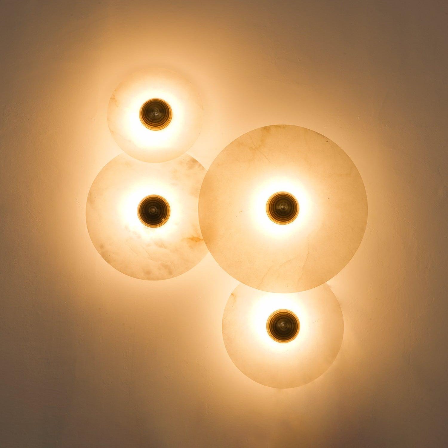 Apollo ronde albasten wandlamp - afbeelding 6 | Noma Lighting