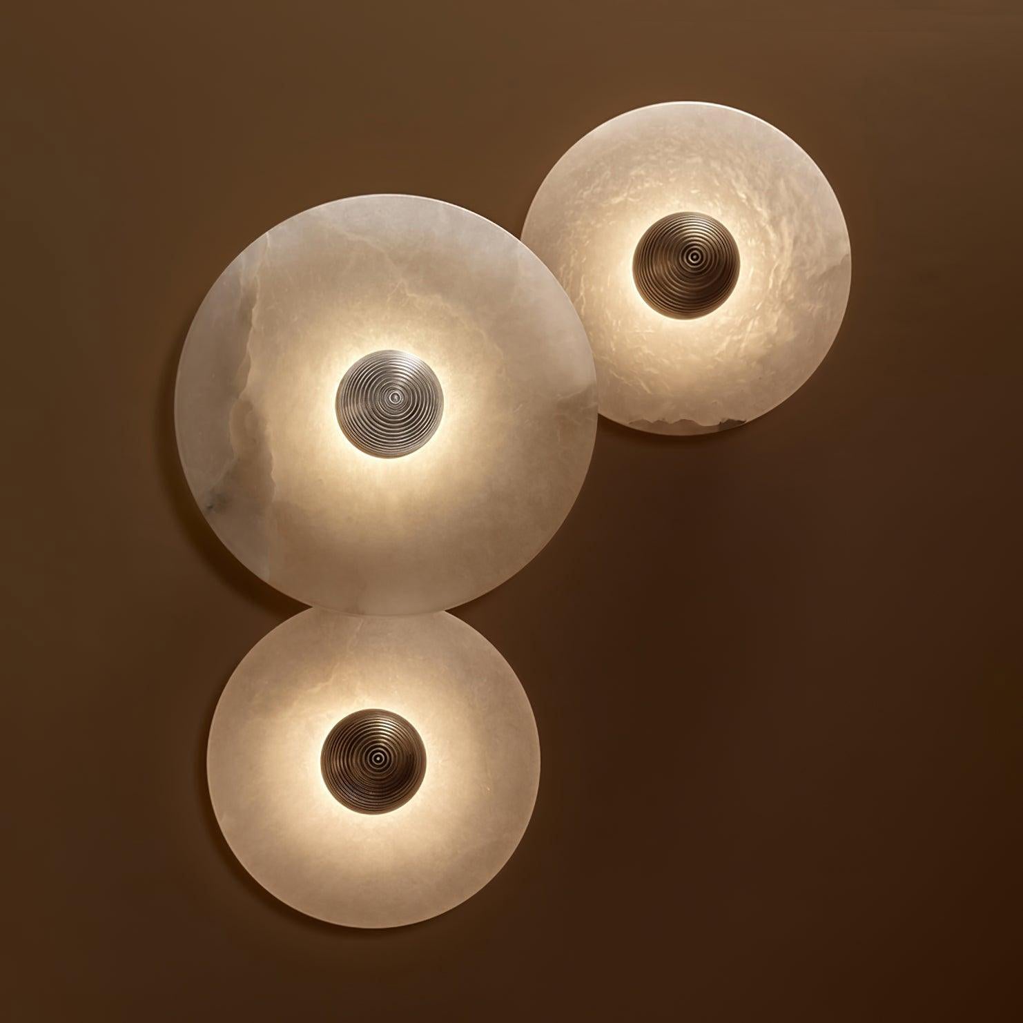 Apollo ronde albasten wandlamp - afbeelding 7 | Noma Lighting