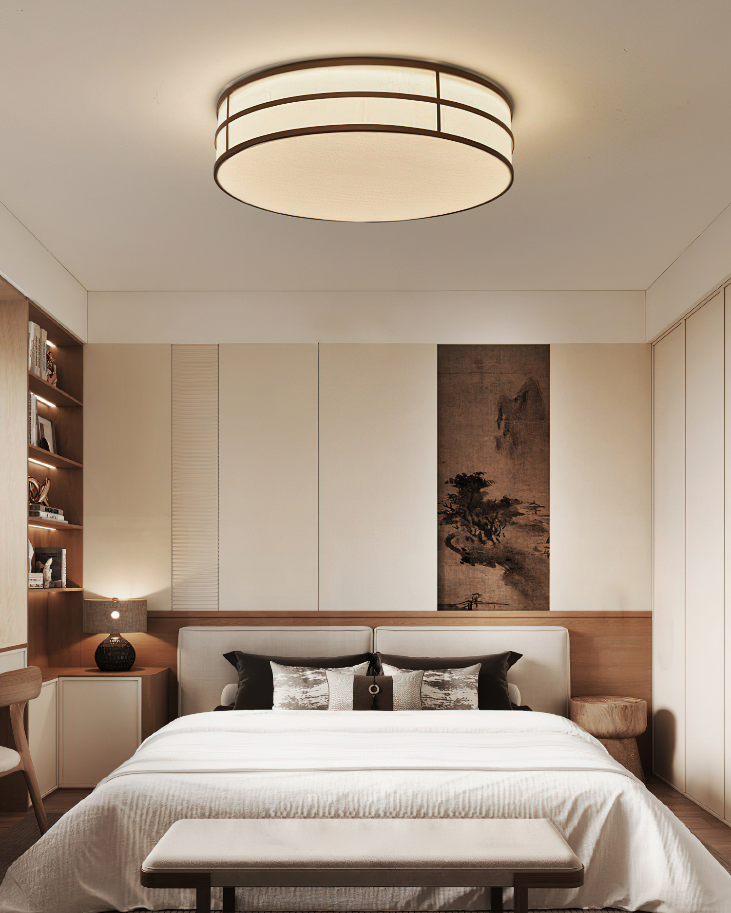 Elairena LED vlakke plafondlamp - afbeelding 5 | Noma Lighting