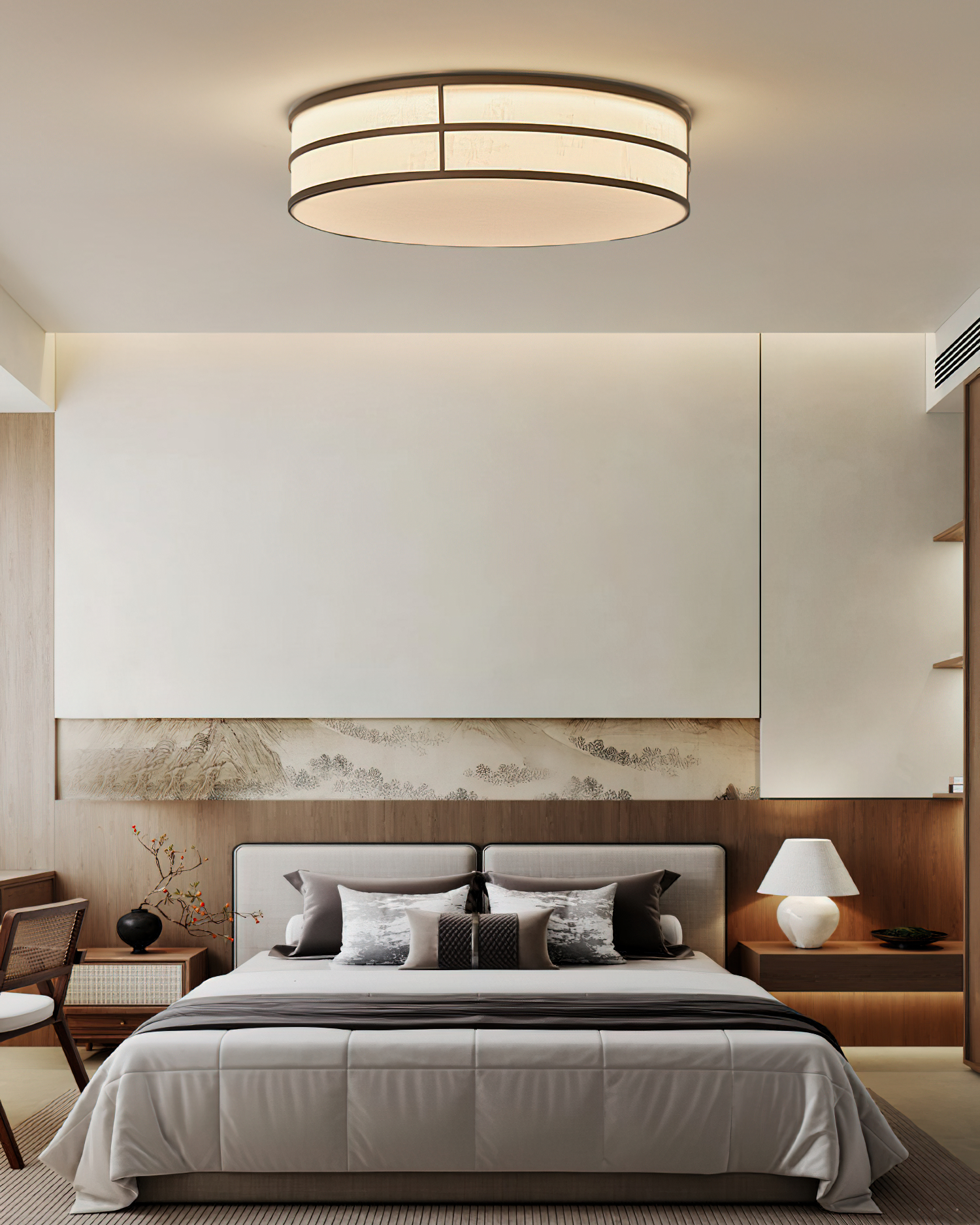 Elairena LED vlakke plafondlamp - afbeelding 6 | Noma Lighting