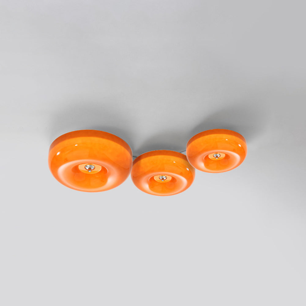Hailie Vintage LED Plafondlamp Wit Metaal Glas Badrum Slaapkamer - afbeelding 12 | Noma Lighting
