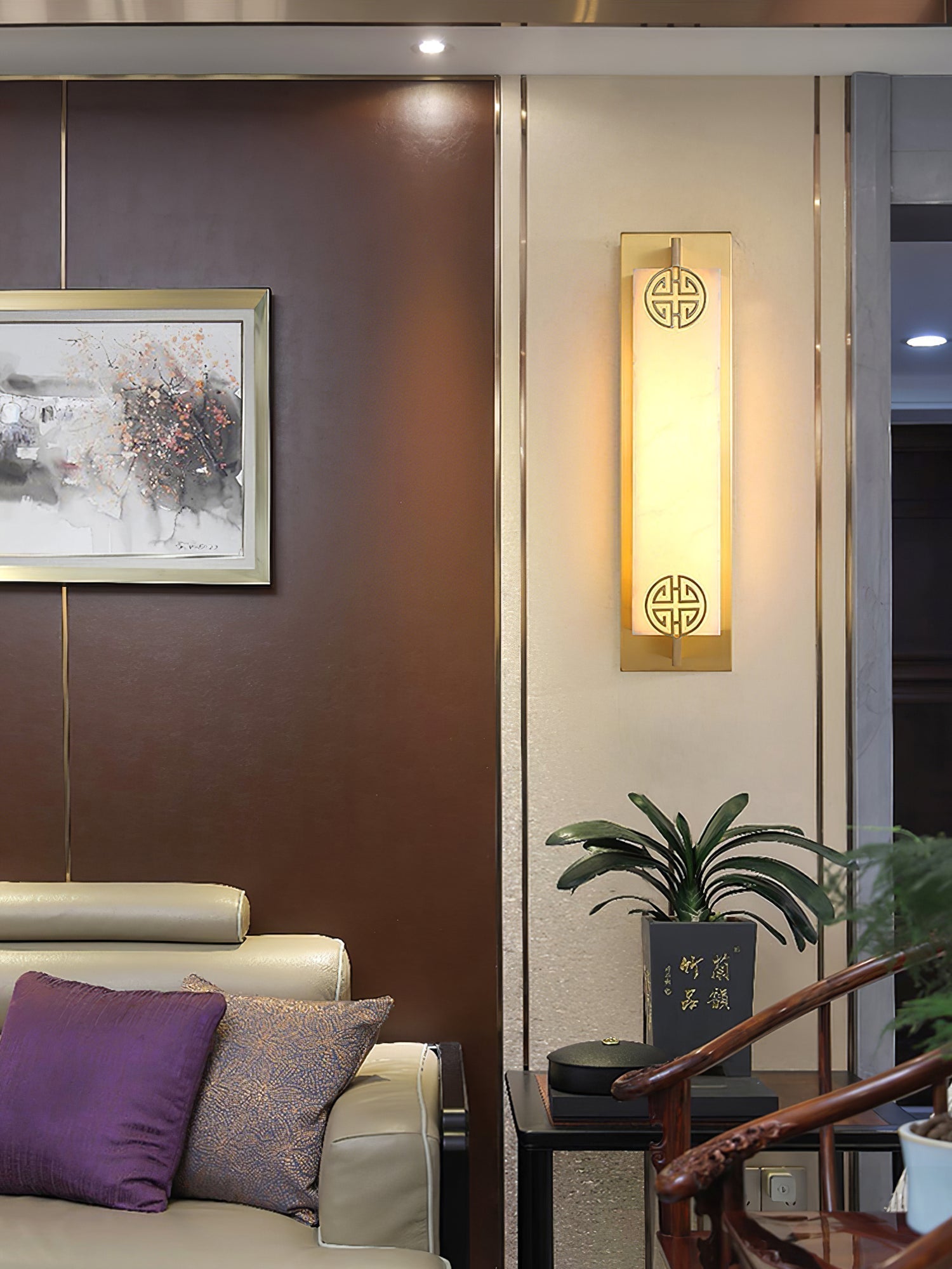 Kelen albasten wandlamp 4 Style - afbeelding 5 | Noma Lighting