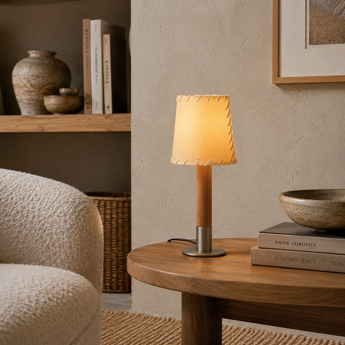 Lunve Parchment tafellamp - afbeelding 4 | Noma Lighting
