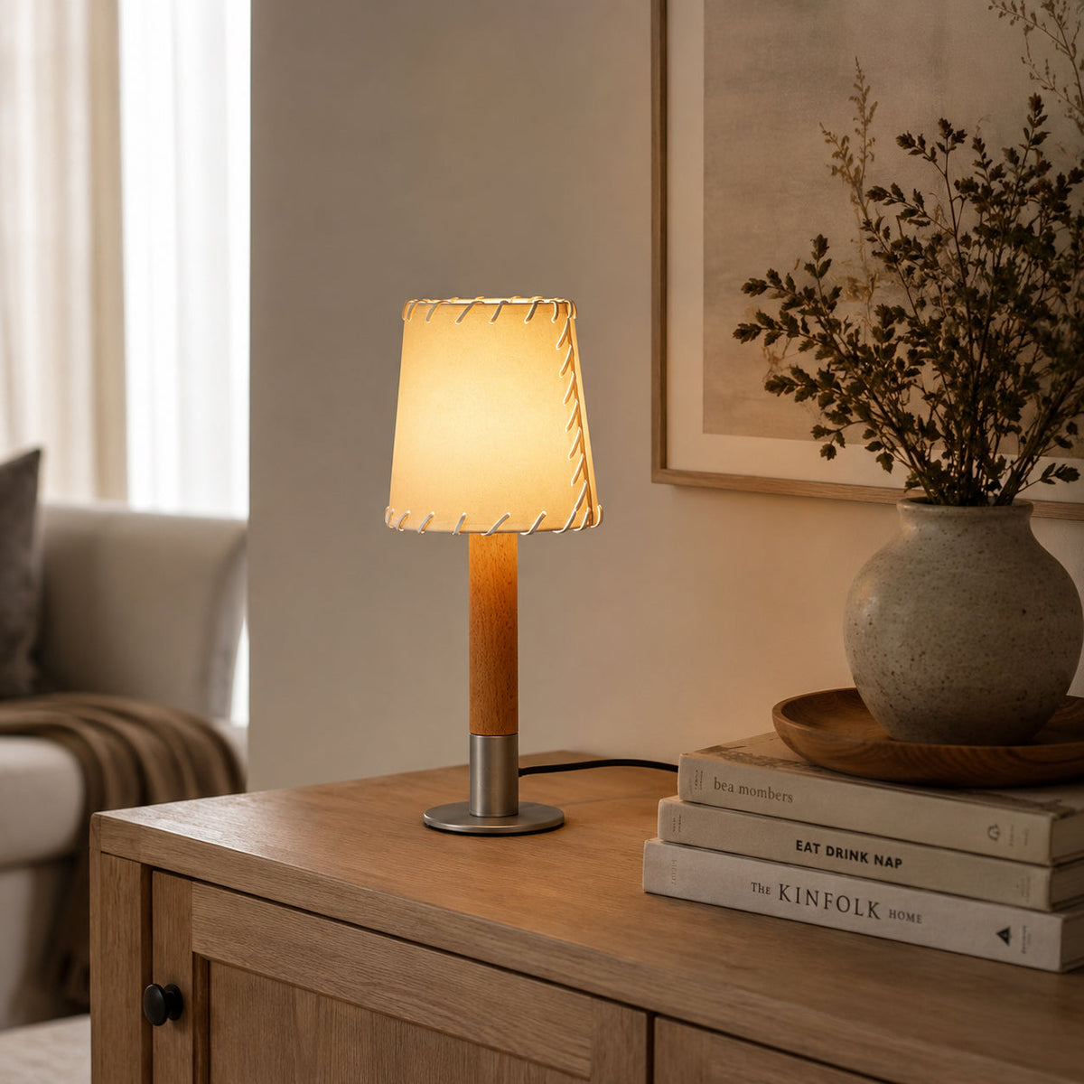 Lunve Parchment tafellamp - afbeelding 5 | Noma Lighting