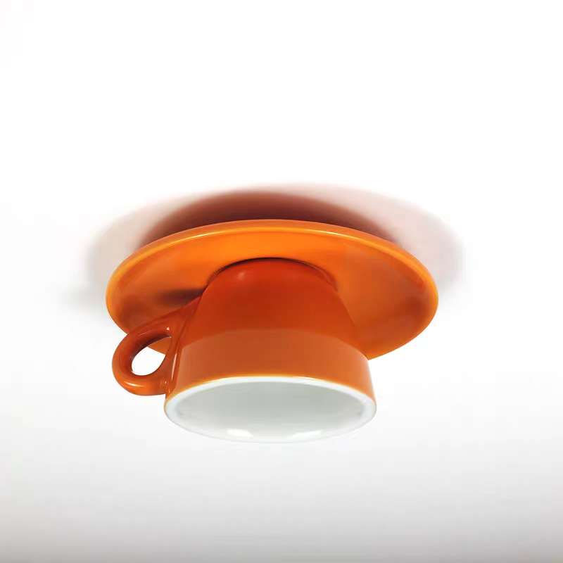 Morandi Moderne Koffiekopjes Keramische Plafondverlichting Blauw/Roze/Geel - afbeelding 12 | Noma Lighting