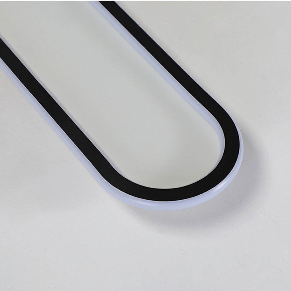 Quinn Minimalistisch Elliptische LED Plafondlamp Metaal/Acryl Zwart/Goud/Roségoud - afbeelding 16 | Noma Lighting