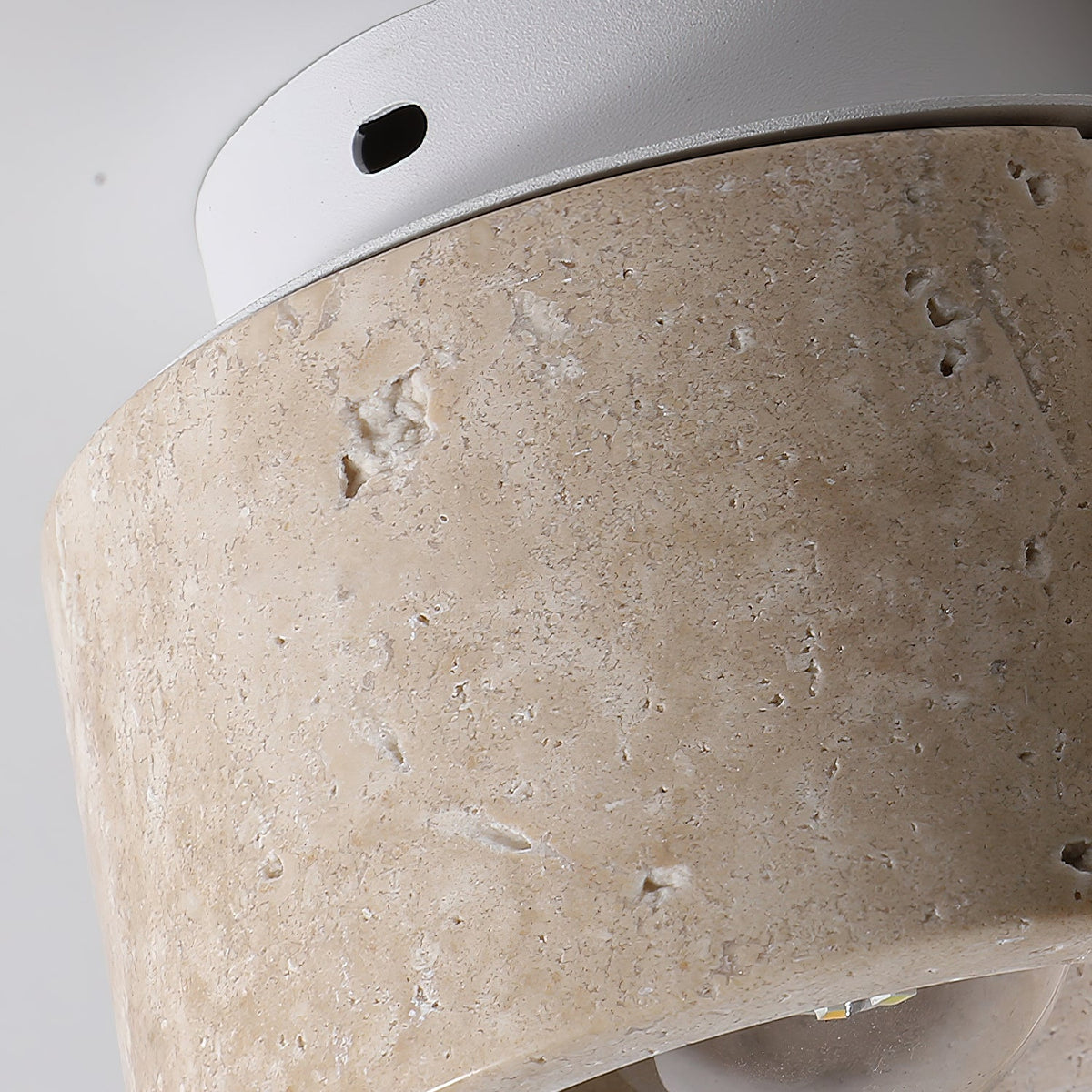 Valeneon travertin plafondlamp met 3 lichtpunten - afbeelding 2 | Noma Lighting