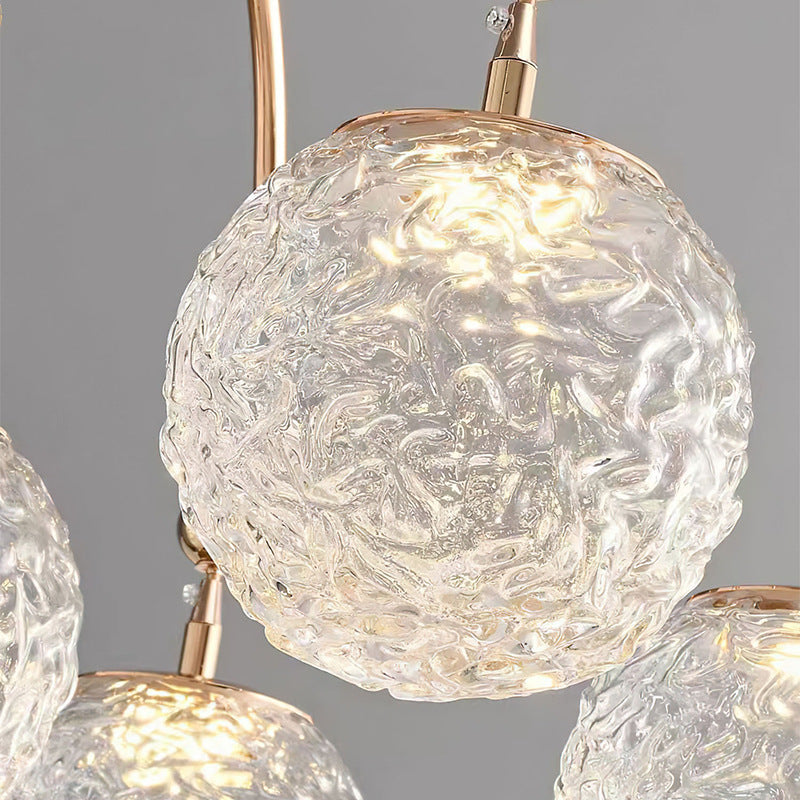 Valentina Scandinavisch Minimalistisch LED Kroonluchters Metaal/Glas Slaapkamer/Woonkamer - afbeelding 5 | Noma Lighting
