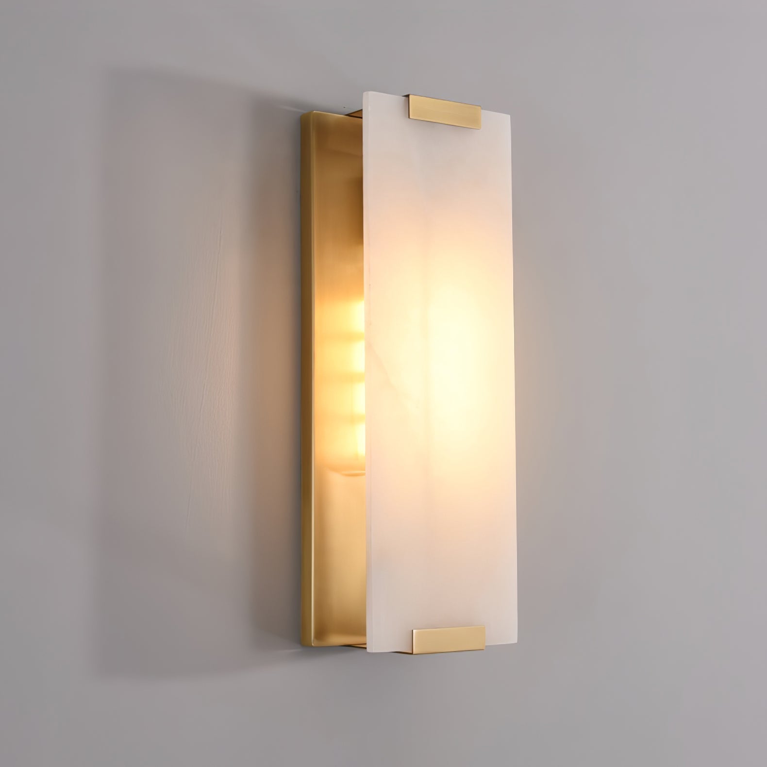 Velen wandlamp met Albasten Panel Glow - afbeelding 5 | Noma Lighting