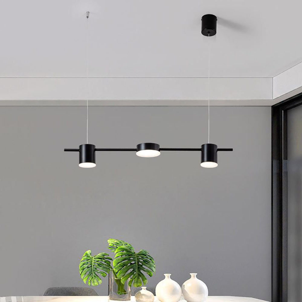 Weiss Moderne Design LED Minimalistische Multi Metalen Hanglamp Zwart/Goud Woonkamer/Slaapkamer/Eetkamer - afbeelding 2 | Noma Lighting