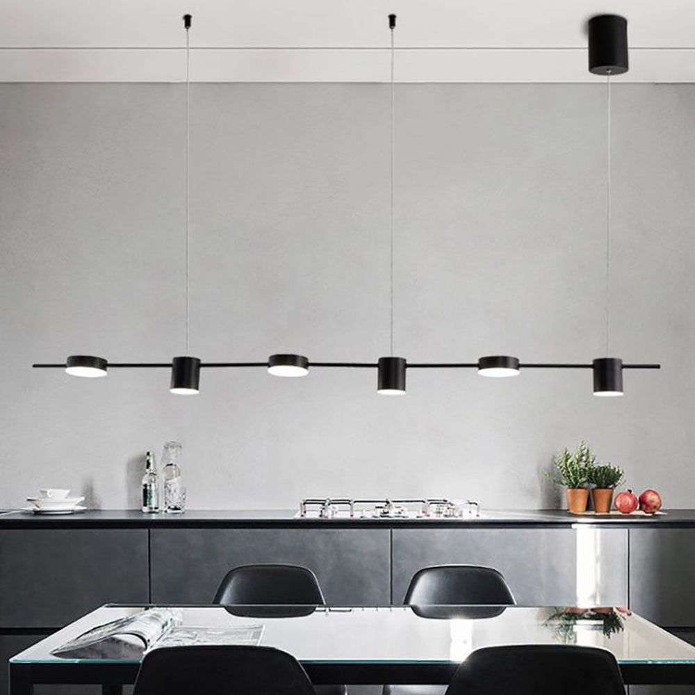 Weiss Moderne Design LED Minimalistische Multi Metalen Hanglamp Zwart/Goud Woonkamer/Slaapkamer/Eetkamer - afbeelding 5 | Noma Lighting
