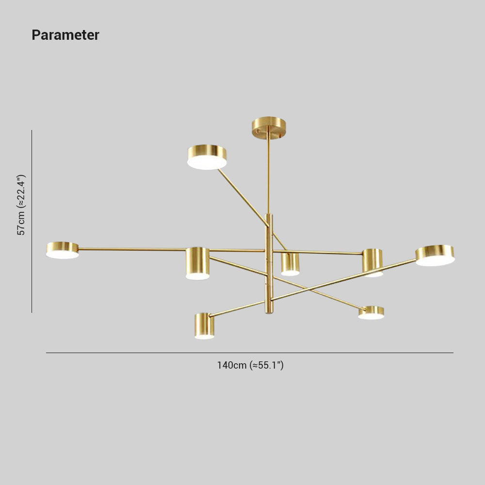 Weiss Moderne LED Hanglamp Metaal Zwart/Goud Slaapkamer/Woonkamer/Eetkamer - afbeelding 7 | Noma Lighting