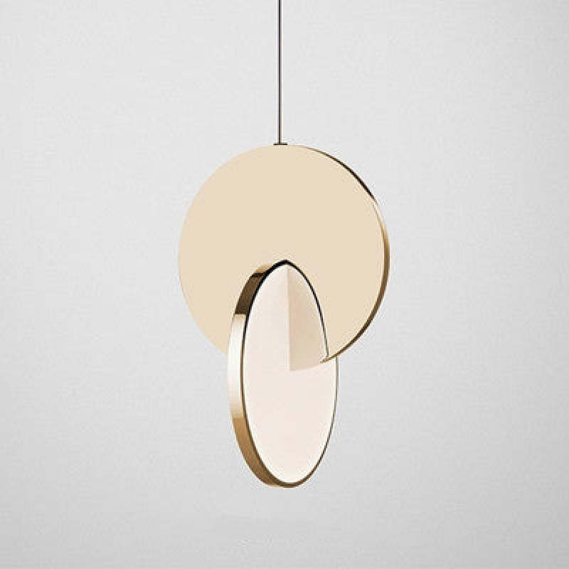 Welsh Ronde LED Hanglampen Goud Zilver Metaal Eetkamer Woonkamer - afbeelding 13 | Noma Lighting
