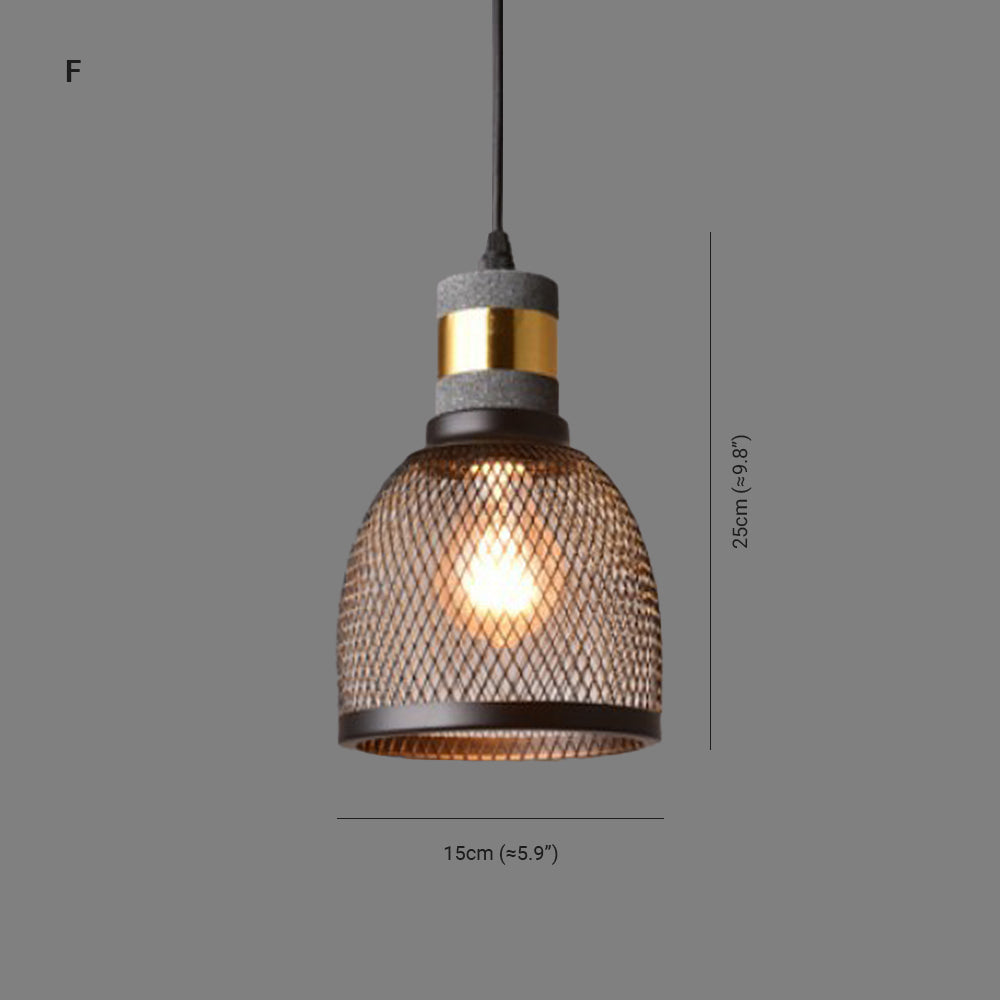 Zaid Industriële Design Cilindervormige Hanglamp Cement/Metaal/Steen Eetkamer/Bar - afbeelding 16 | Noma Lighting
