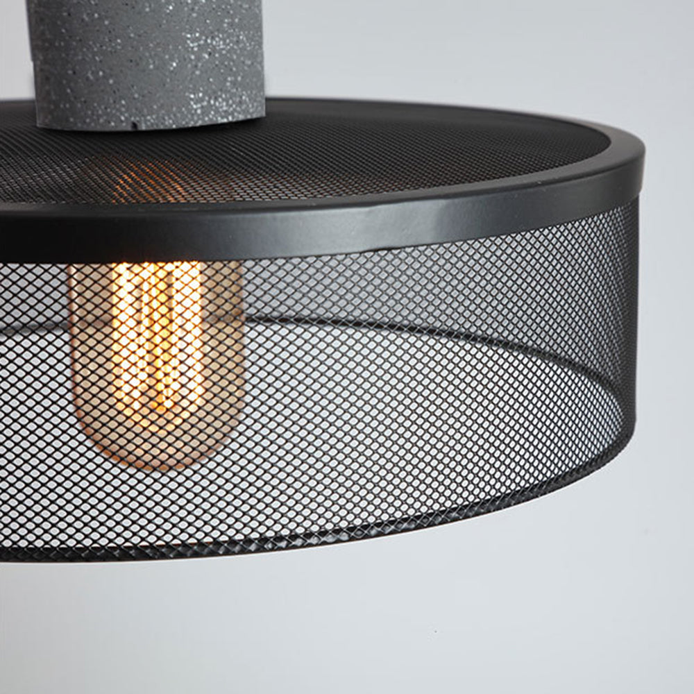 Zaid Industriële Design Cilindervormige Hanglamp Cement/Metaal/Steen Eetkamer/Bar - afbeelding 18 | Noma Lighting