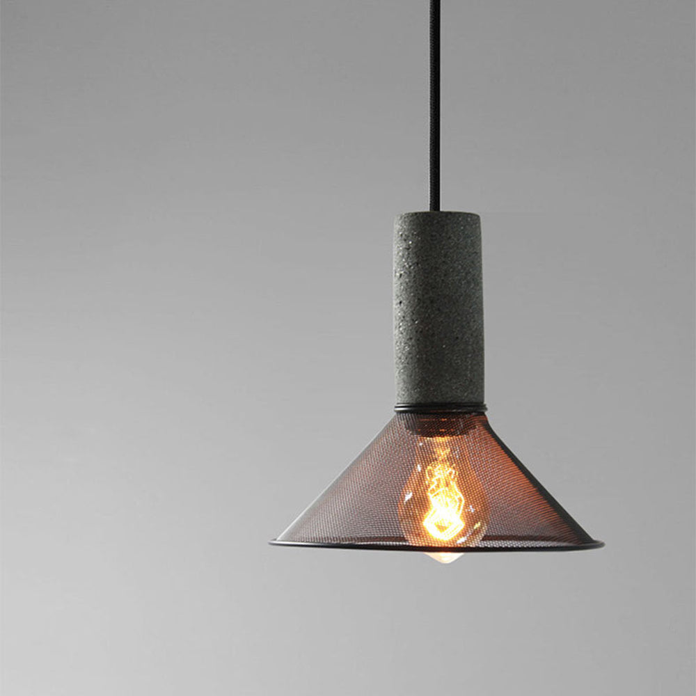 Zaid Industriële Design Cilindervormige Hanglamp Cement/Metaal/Steen Eetkamer/Bar - afbeelding 21 | Noma Lighting