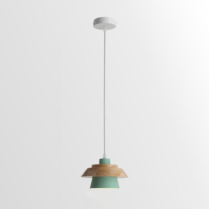 Zaid Moderne Design LED Hanglamp Metaal Hout 6 Kleur Slaapkamer/Woonkamer - afbeelding 16 | Noma Lighting