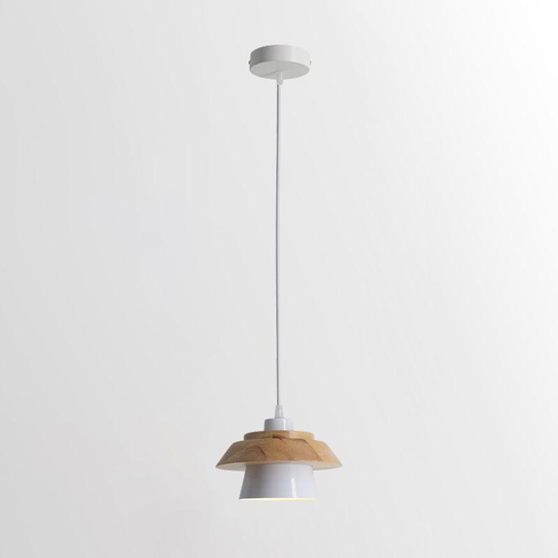 Zaid Moderne Design LED Hanglamp Metaal Hout 6 Kleur Slaapkamer/Woonkamer - afbeelding 5 | Noma Lighting