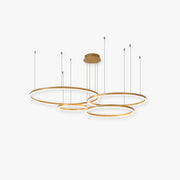 Alonza Moderne Grote  Hanglampen Wit Metaal Slaapkamer  Woonkamer Tir-Cirkel - afbeelding 1 | Noma Lighting