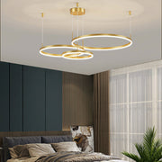 Alonza Moderne Grote  Hanglampen Wit Metaal Slaapkamer  Woonkamer Tir-Cirkel - afbeelding 23 | Noma Lighting
