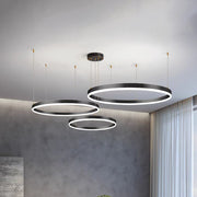 Alonza Moderne Grote  Hanglampen Wit Metaal Slaapkamer  Woonkamer Tir-Cirkel - afbeelding 26 | Noma Lighting