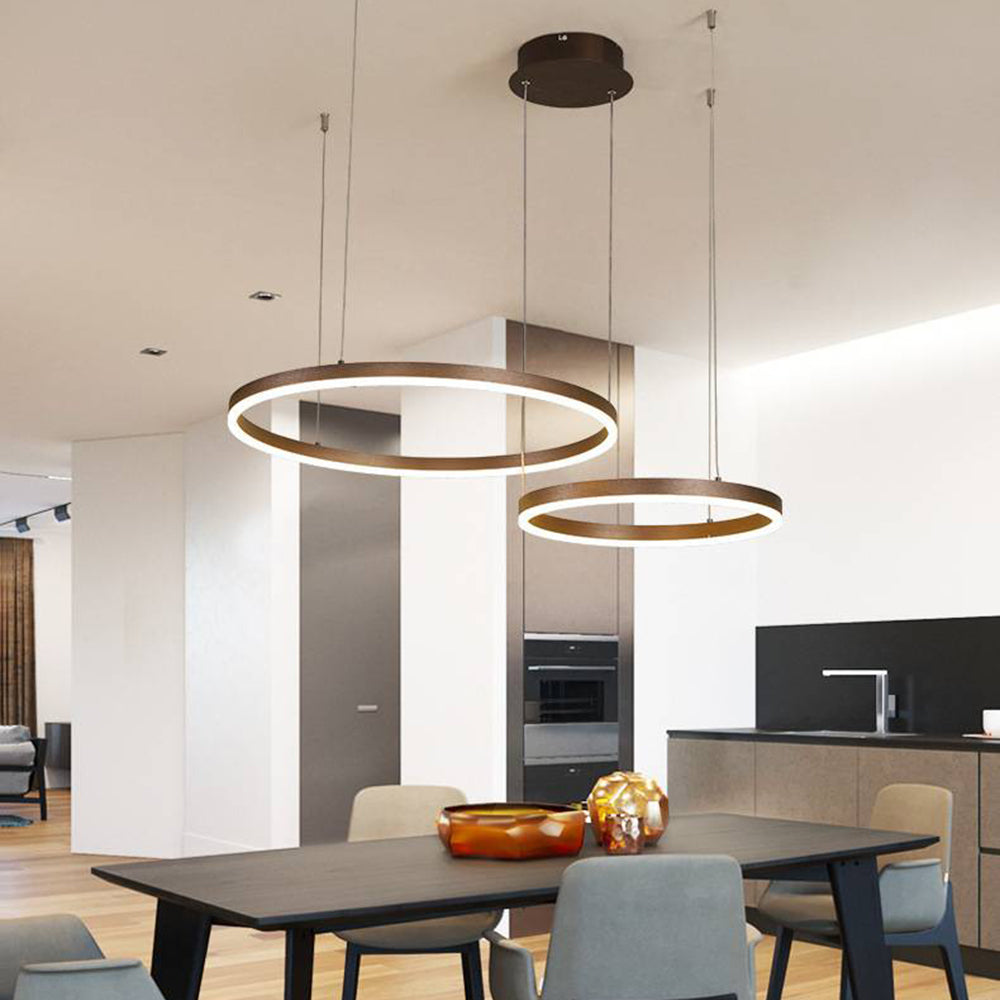 Alonza Moderne Grote  Hanglampen Wit Metaal Slaapkamer  Woonkamer Tir-Cirkel - afbeelding 29 | Noma Lighting