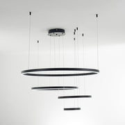 Alonza Moderne Grote  Hanglampen Wit Metaal Slaapkamer  Woonkamer Tir-Cirkel - afbeelding 36 | Noma Lighting