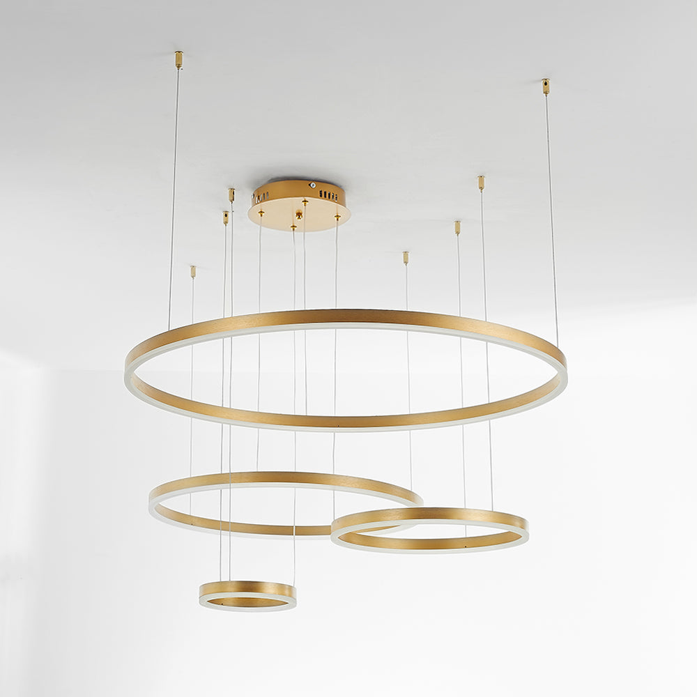 Alonza Moderne Grote  Hanglampen Wit Metaal Slaapkamer  Woonkamer Tir-Cirkel - afbeelding 38 | Noma Lighting