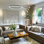 Alonza Moderne Grote  Hanglampen Wit Metaal Slaapkamer  Woonkamer Tir-Cirkel - afbeelding 40 | Noma Lighting