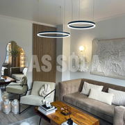 Alonza Moderne Grote  Hanglampen Wit Metaal Slaapkamer  Woonkamer Tir-Cirkel - afbeelding 41 | Noma Lighting