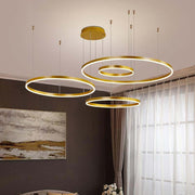 Alonza Moderne Grote  Hanglampen Wit Metaal Slaapkamer  Woonkamer Tir-Cirkel - afbeelding 7 | Noma Lighting