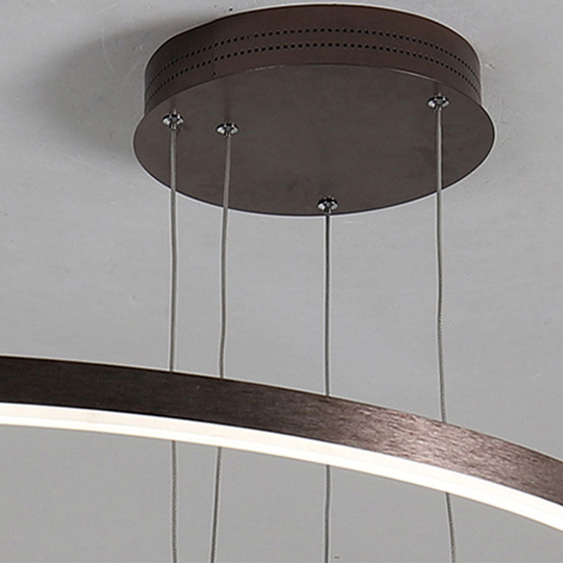 Alonza Moderne Grote  Hanglampen Wit Metaal Slaapkamer  Woonkamer Tir-Cirkel - afbeelding 9 | Noma Lighting