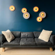 Apollo ronde albasten wandlamp - afbeelding 11 | Noma Lighting