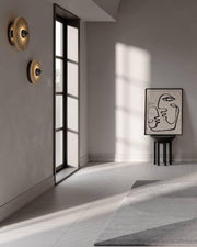 Apollo ronde albasten wandlamp - afbeelding 14 | Noma Lighting