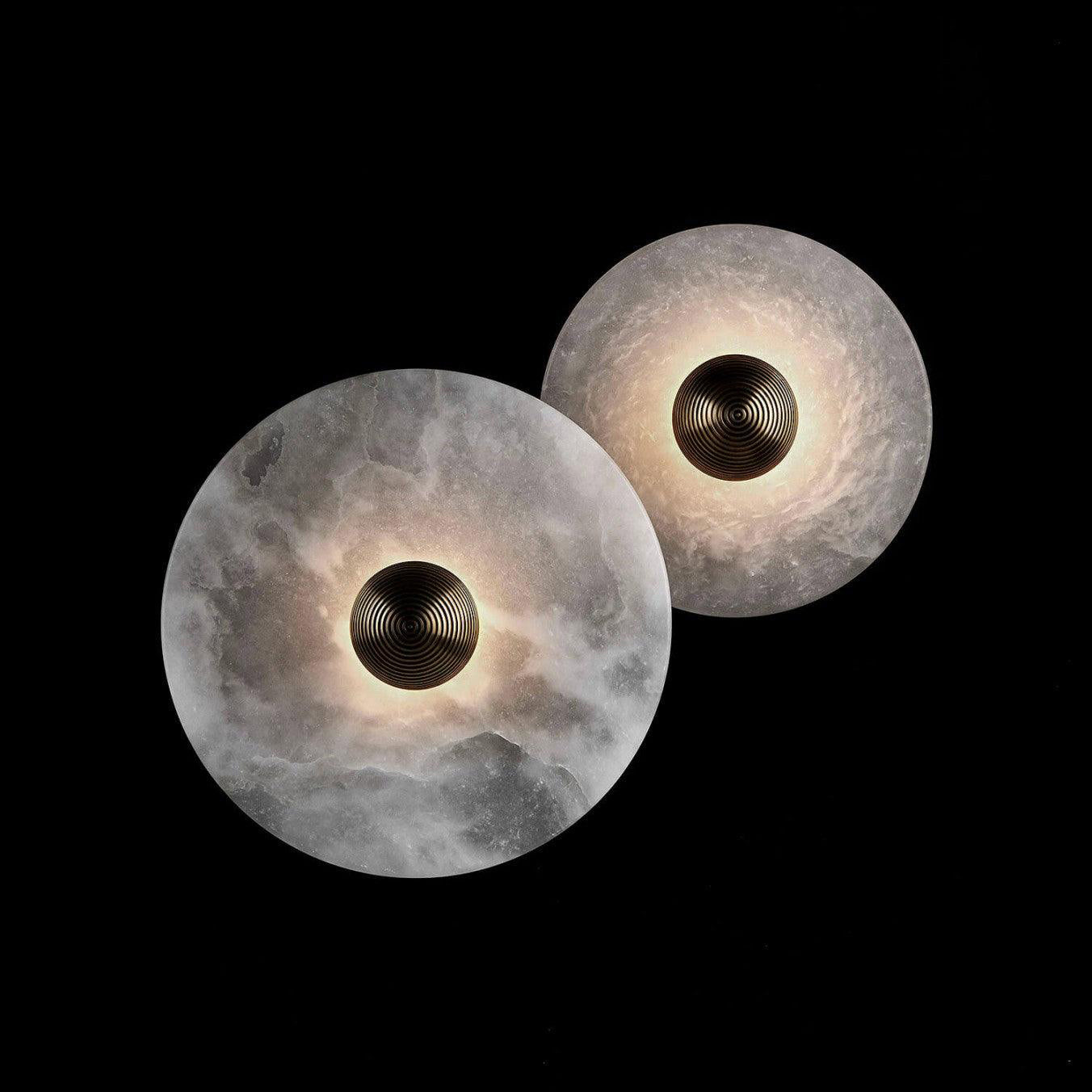 Apollo ronde albasten wandlamp - afbeelding 37 | Noma Lighting