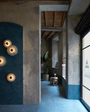 Apollo ronde albasten wandlamp - afbeelding 44 | Noma Lighting