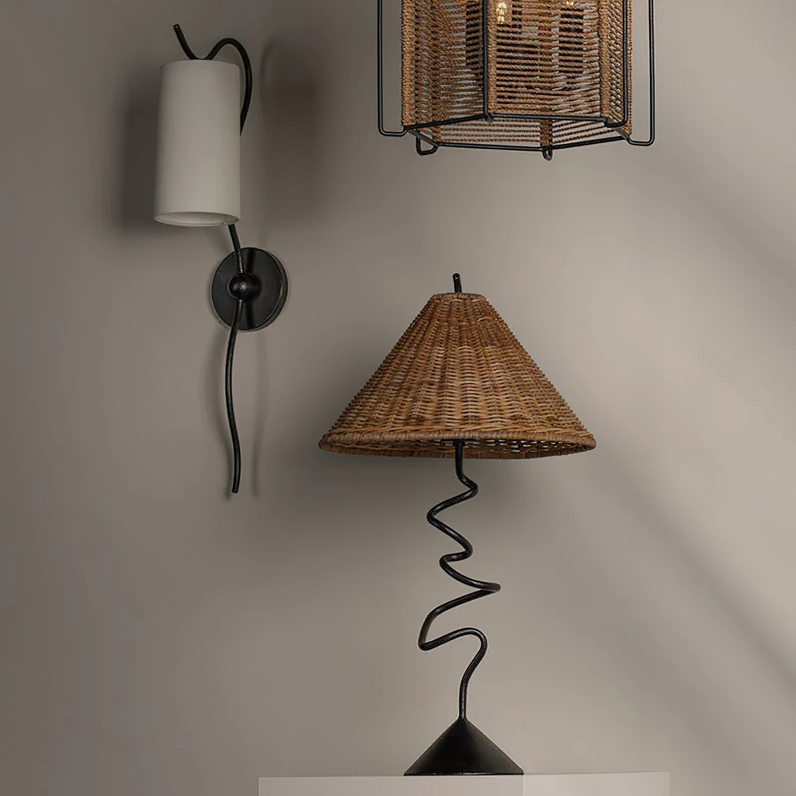 Arierina rotan tafellamp - afbeelding 5 | Noma Lighting