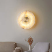 Artistieke wandlamp van dolomiet en koper met retro-uitstraling - afbeelding 10 | Noma Lighting