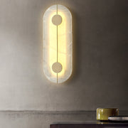 Artistieke wandlamp van dolomiet en koper met retro-uitstraling - afbeelding 11 | Noma Lighting
