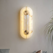 Artistieke wandlamp van dolomiet en koper met retro-uitstraling - afbeelding 13 | Noma Lighting