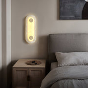 Artistieke wandlamp van dolomiet en koper met retro-uitstraling - afbeelding 16 | Noma Lighting