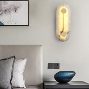 Artistieke wandlamp van dolomiet en koper met retro-uitstraling - afbeelding 18 | Noma Lighting