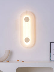 Artistieke wandlamp van dolomiet en koper met retro-uitstraling - afbeelding 2 | Noma Lighting
