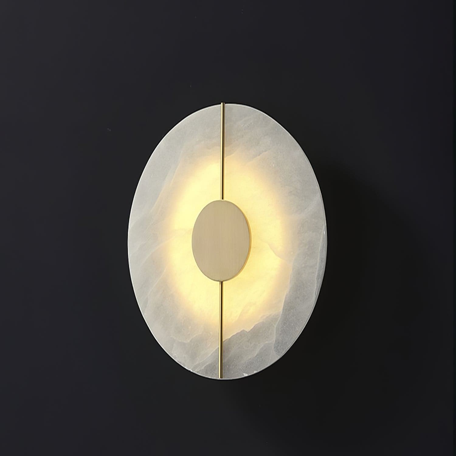 Artistieke wandlamp van dolomiet en koper met retro-uitstraling - afbeelding 24 | Noma Lighting