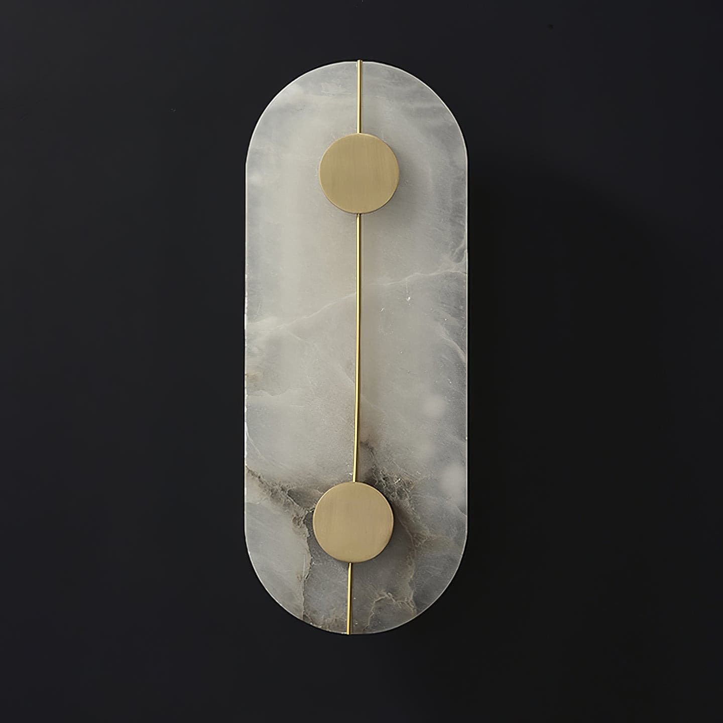 Artistieke wandlamp van dolomiet en koper met retro-uitstraling - afbeelding 29 | Noma Lighting